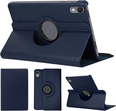 Hoes Geschikt voor Samsung Galaxy S11– 360° draaibaar tablethoes Donker Blauw - Tablet Hoes Draaibaar Cover Case