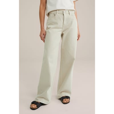 WE Fashion 5-pocket High Waist Beige Taglia: W33 | Pantaloni da completo Outlet | Donna | Marrone