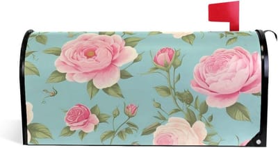 Brievenbus Decoratie - Brievenbushoes - Huis Versieren - Magnetisch en Waterdicht - 45 x 50 cm - Lente Bloemen