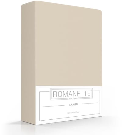 Romanette Laken Katoen Camel - 150 x 250 cm - [Beige]