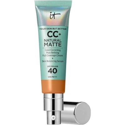 It Cosmetics Your Skin But Better CC+ Natural Matte SPF40 Foundation - Matte & Stralende Finish - Rich - 32ml