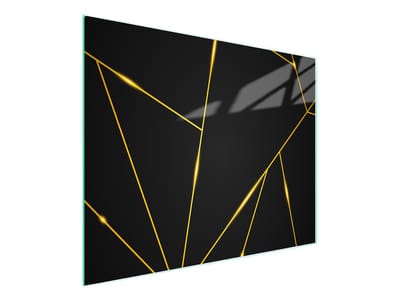 TMK ArtDeko - Snijplank - 52x30 cm - Zwart - Gelaagd Glas