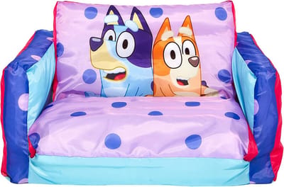 2-in-1 Opblaasbare Bank en Ligstoel voor Kinderen - Compact en Comfortabel