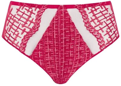 Louisa Bracq - Tweegy Hoge Slip Rouge A Levres - maat 48 - Rood/Goud