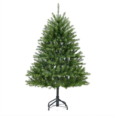 Kunstkerstboom - Voor thuis en kerstdecoratie - Dichte takken met LED-verlichting, pre-verlicht - Groen - 180cm-No LED Light
