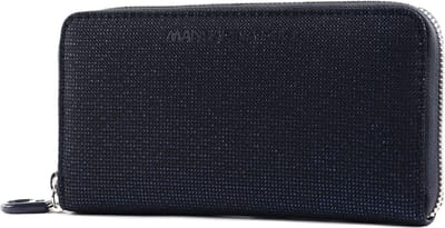 MANDARINA DUCK Portemonnee MD20 Lux Zip Around Wallet Lux Navy Zwart