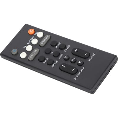 Télécommande ABS Durable Contrôleur de Remplacement d'Haut-parleur pour YAS‑209 YAS‑109 black