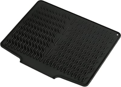 Hittebestendige afdruipmat voor keuken, antislip en eenvoudig te reinigen, opvouwbaar, 39,6 x 32,7 cm, perfect voor levensmiddelen en afvoer