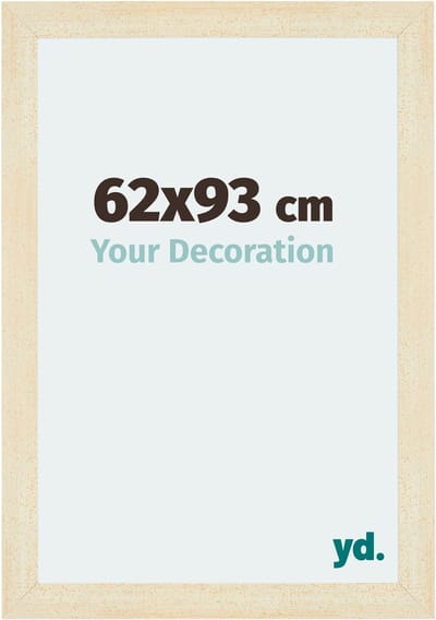 Your Decoration - Fotolijst 62x93 cm - MDF - Zand Geveegd - Mura