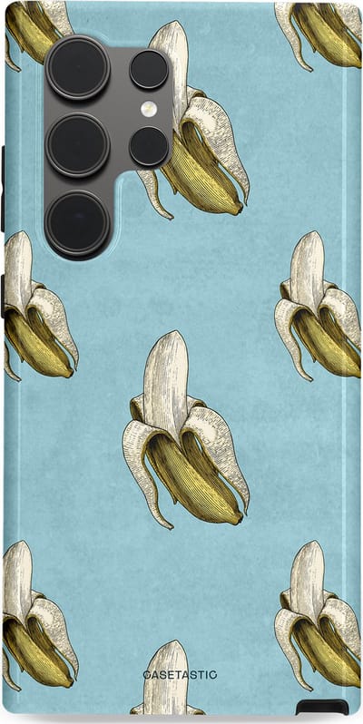 Casetastic Hoesje Geschikt voor Samsung S24 Ultra - Stijlvolle Beschermende Duo-layer Case - Vintage Fruit Design