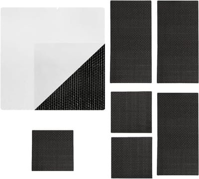 Trampoline reparatieset - Mat reparatie - Veilig springplezier - Zelfklevend UV bestendig - 10 stuks - Zwart
