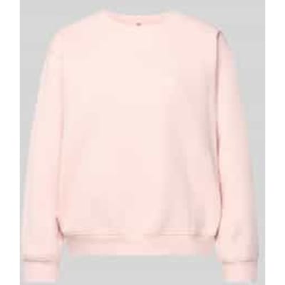 Sweatshirt met geribde boorden
