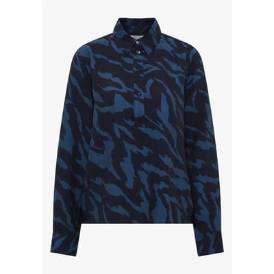 Damesblouse met lange mouwen Cecil AOP Softwave