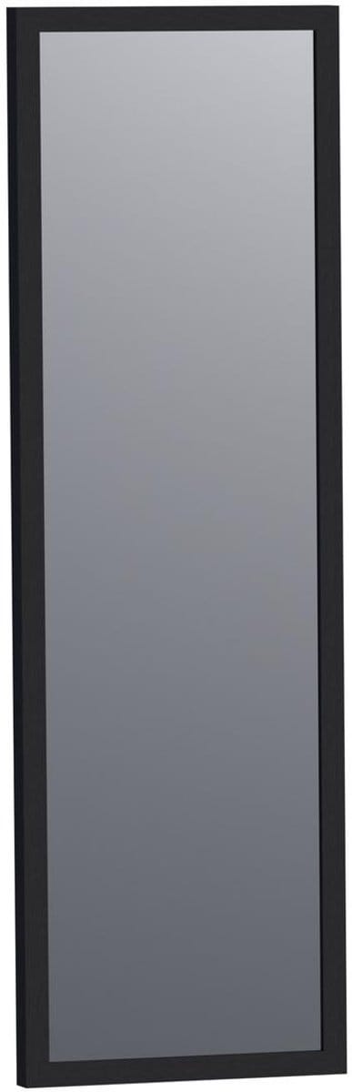 Brauer Onyx Spiegel - 25 cm - Rechthoekig - Zwart Geborsteld Frame