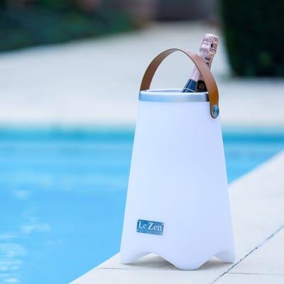 Le Zen Wijnkoeler Small - Met Bluetooth Speaker En Led Licht - Champagne Koeler - Party speaker - Buiten En Binnen - 1 Fles