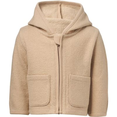 LUPILU Baby wollen jasje (Beige, 74/80)