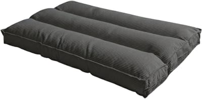 Bananair - Futon matras - Afneembare hoes - Futon bed - Vloermatras - Logeerbed Eenpersoons - Ribfluweel - 90x190 cm - Donkergrijs