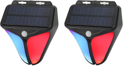 SPHProducts - Zonne-buitenbewegingssensoralarm - Bewegingsdetector - 129dB Luide Sirene - Waterdicht - Veiligheidsalarm - Geschikt voor Huis en Tuin