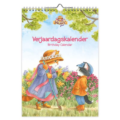 Franciens Katten A4 Verjaardagskalender Mollie