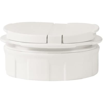 Bouchon à double ouverture, clip de scellage en plastique pour sac à collation de cuisine, clip de scellage étanche à l'humidité pour lait en poudre et assaisonnement blanc