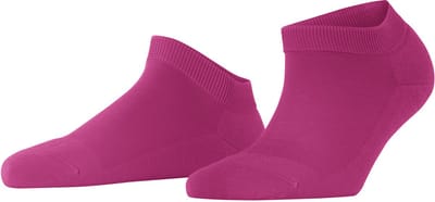FALKE ClimaWool kort eenkleurig wol lyocell sneakersokken enkelsokken dames rood - maat 37-38