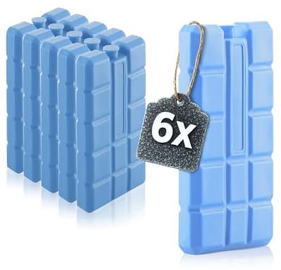 6x Koude Elementen voor Koelbox en Koeltas - Ideaal voor Camping en Winkelen
