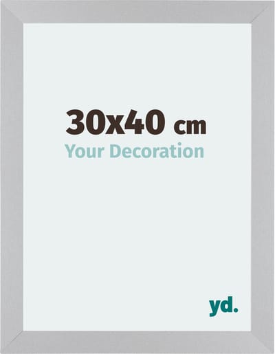 Your Decoration - Fotolijst 30x40 cm - MDF - Zilver Mat - Mura