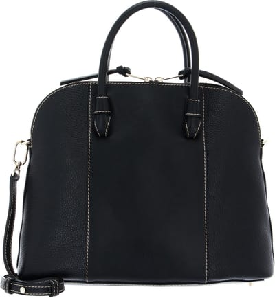 FURLA Leren Handtas Schoudertas Miastella Dome Bag Nero Zwart