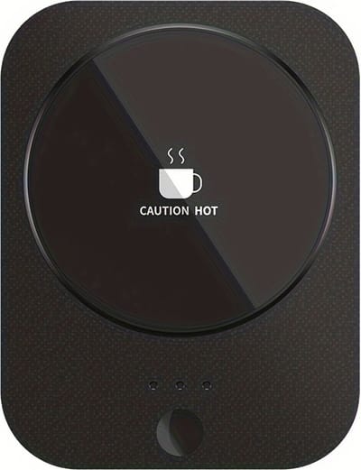 Livano Cup Warmer - Mok Warmer - Mug Warmer - Koffie Warmer - Verwarmde Onderzetter - Koffie Warmhouder - Koffiekop Verwarmer - Kop Warmer - USB - Kopjes - Zwart