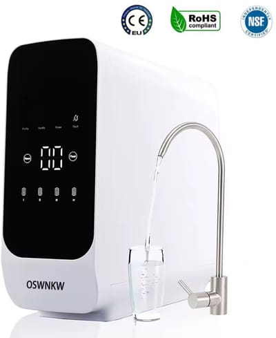 Omgekeerde Osmose (RO) Waterfilter 600GPD Tankloos – LED TDS Monitor – 2:1 Afvoer – Mineralisatie – Lekstop