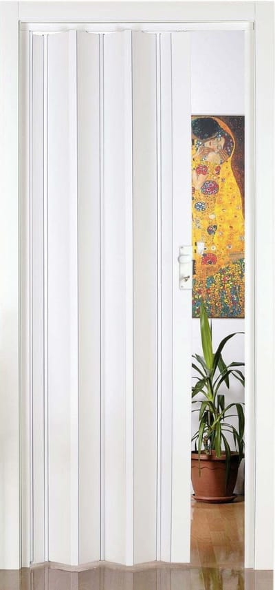 VH Supplies® Vouwdeur Binnen - Harmonicadeur - Schuifdeur - 88 x 214 cm - Wit