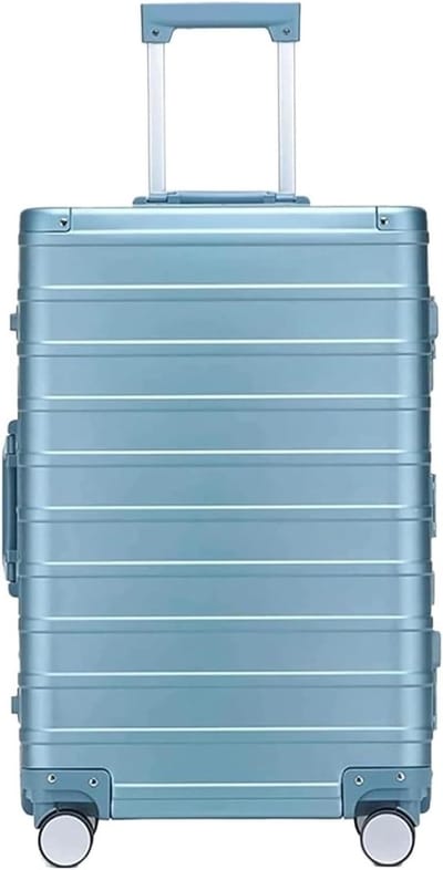 Bagage Koffer - Reiskoffer Trolley - Zakenreizen - Aluminium Frame - 24 inch - Zilver