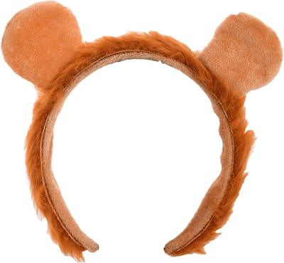 Goodmark Verkleed diadeem leeuwen oren - kinderen en volwassenen - dieren haarband - dieren verkleedaccessoires