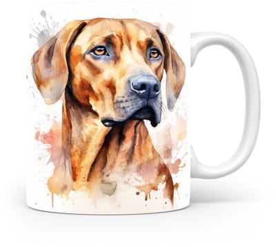 Mok Rhodesian ridgeback Beker voor koffie of tas voor thee, cadeau voor dierenliefhebbers, moeder, vader, collega, vriend, vriendin, kantoor, opa, oma, hond, kerst, sinterklaas, verjaardag