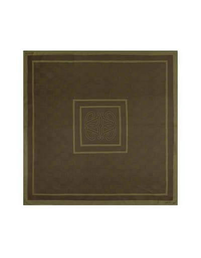 Dante 6 Monogram Printed Scarf Sjaals Olijf 263900