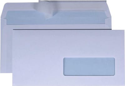 Vensterenvelop C5/6 VR ZK Wit