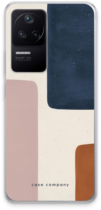 Case Company® - Hoesje geschikt voor Xiaomi Poco F4 hoesje - Geo #5 - Soft Cover Telefoonhoesje - Bescherming aan alle Kanten en Schermrand