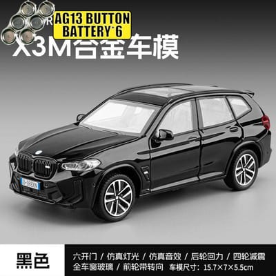 1:32 Bmw X3 M X3M G01 SUV de Luxe Allemand de Taille Moyenne Modèle Réduit en Métal Moulé Sous Pression Ornements Tendance pour la Maison et le Bureau Anniversaire