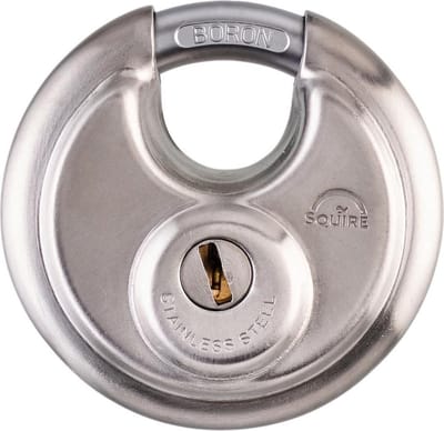 Squire DCL1 - Discusslot - Hangslot - Robuust slot - Roestvrij staal - 70 mm