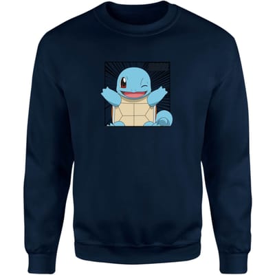 Pokémon Pokédex Squirtle #0007 Sweatshirt - Navy - S