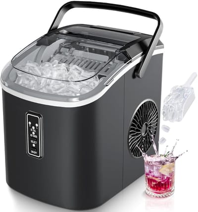 VH Supplies® IJsblokjesmachine - IJsmachine - IJsblokjesmaker - 9 Blokjes in 6 min - 1.2L