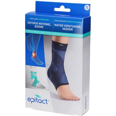 Epitact® Enkelbandage Gewrichtsbanden Matige Verstuiking - Oedeem Maat 1 Verband(en)
