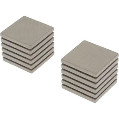 Decomode Eindknop Gordijnroede Gestreepte Kubus Taupe 28mm 2st