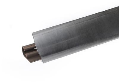 DQ-PP 3 m HOEKLIJST - Oxide - 23 x 23 mm - PVC - GRATIS schroeven - Keukenlijst Werkblad Afwerkingslijst Lijst Keuken Keukenafwerkingslijst Wandafwerkingslijst Tafelbladlijst