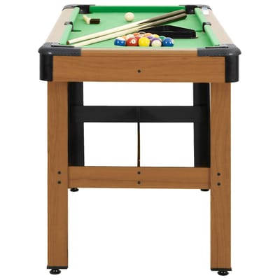 vidaXL - Biljarttafel - 4 - feet - 122x61x76 - cm - bruin