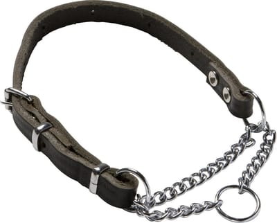 Adori Slipketting Halsband Vario Donkerbruin - Hondenhalsband - L 55x1.2-0.20 Cm