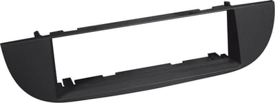1-DIN Paneel geschikt voor Fiat 500 (ZAF 312) - 2007-2015 Kleur: Zwart
