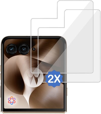 ChiGuard Screenprotector 2x geschikt voor Motorola Razr 60 Ultra Screenprotector - Beschermglas - Curved - GuardCover