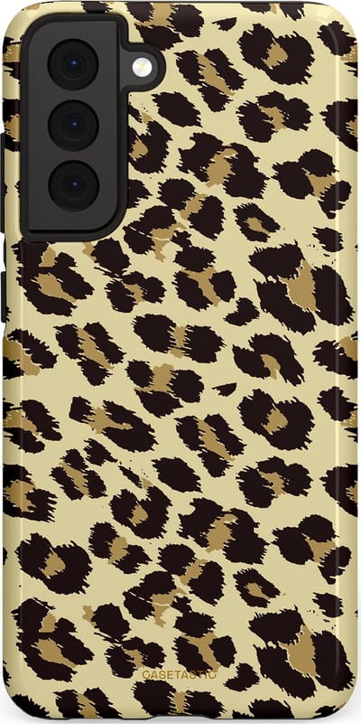 Casetastic Hoesje Geschikt voor Samsung S21 FE - Stijlvolle Beschermende Duo-layer Case - Speels