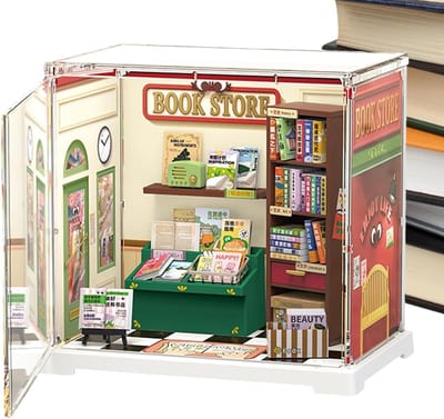 Modelhuis Knutselset - Miniatuur Kamer - Creatief Hobby - Gedetailleerde Scène - 23 x 18 x 7.2 cm